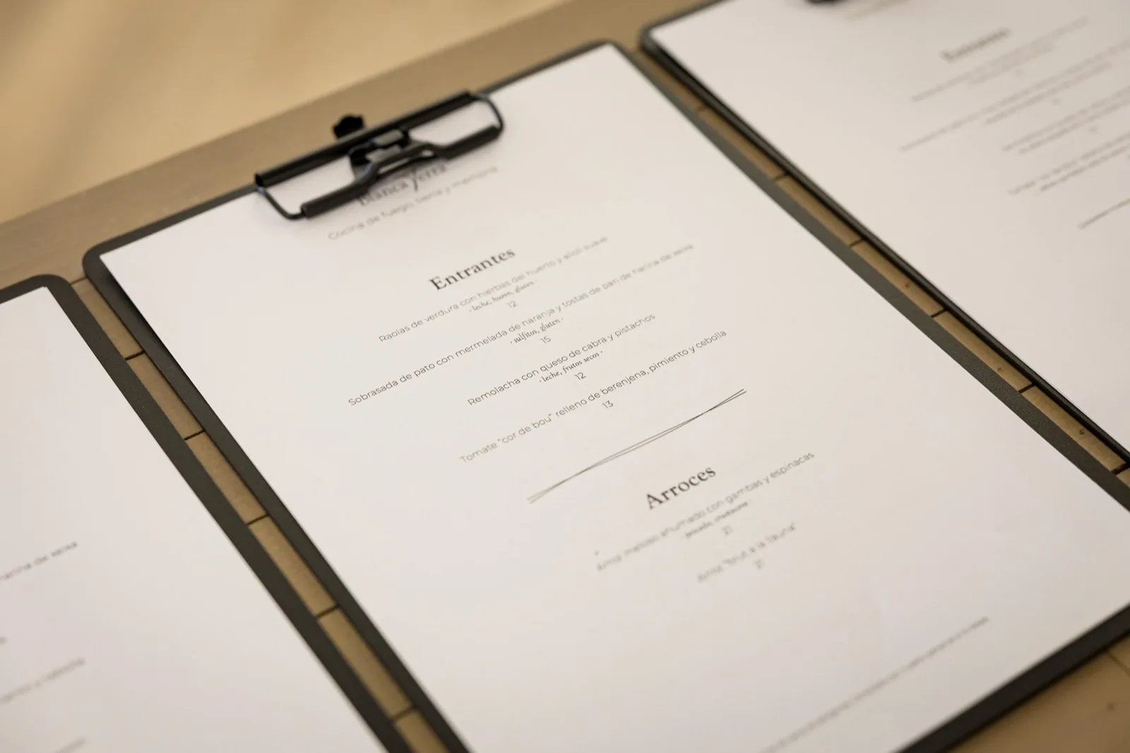Carta del restaurante Blanca Terra en Montuïri Carta del restaurante Blanca Terra en Montuïri