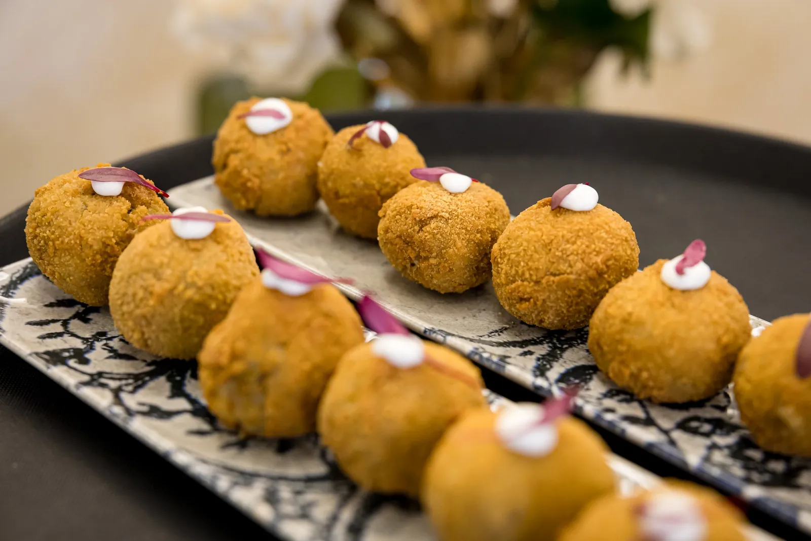 Croquetas de la carta de cocina mallorquina de Blanca Terra